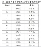 環保部：28億支持30地(dì)市(shì)防治重金(jīn)屬污染